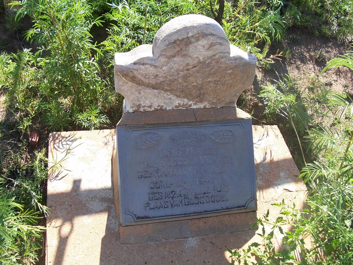 VENTER Maria Jacoba nee MINNAAR 1865-1948