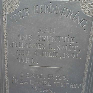 SMIT Johannes L. 1891-1891
