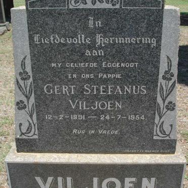 VILJOEN Gert Stefanus 1891-1954