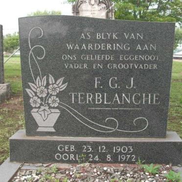 TERBLANCHE F.G.J. 1903-1972