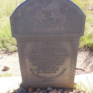 PRETORIUS Christoffel Johannes 1873-1945