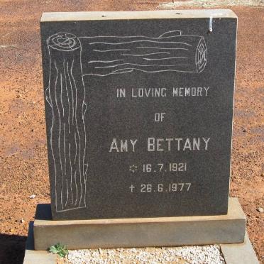 BETTANY Amy 1921-1977