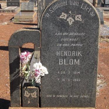 BLOM Hendrik 1914-1962