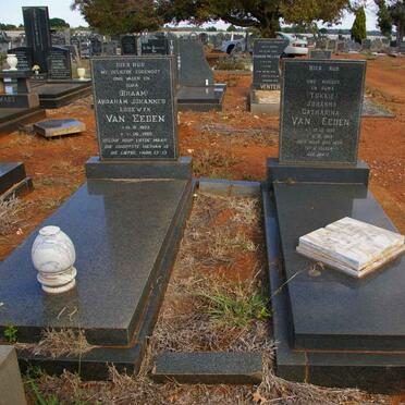 EEDEN Abraham Johannes Lodewyk, van 1922-1980 &amp; Johanna Catharina 1920-1983