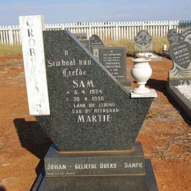 GROBBELAAR Sam 1924-1986