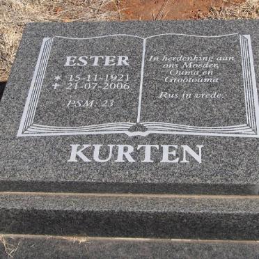 KURTEN Ester 1921-2006