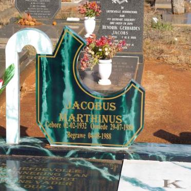 KILIAN Jacobus Marthinus 1932-1988