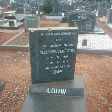 LOUW Willemina Magrietha 1898-1978