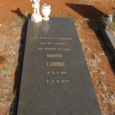 LUBBE Nakkie 1931-1979