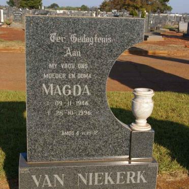 NIEKERK Magda, van 1946-1996