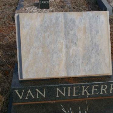 NIEKERK Louis Johan, van 1951-1981