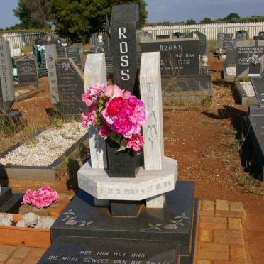 ROSS Tommy 1961-1987 :: ROSS Elsabe 1969-1987