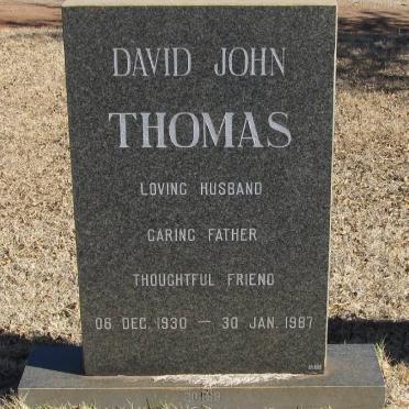 THOMAS David John 1930-1987