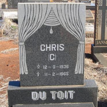 TOIT C., du  1936-1965