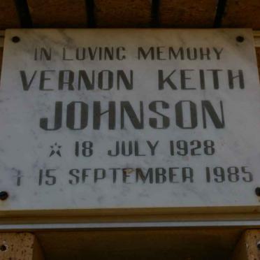 JOHNSON Vernon Keith 1928-1985
