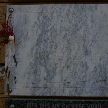 HYDE George R. 19??-1994