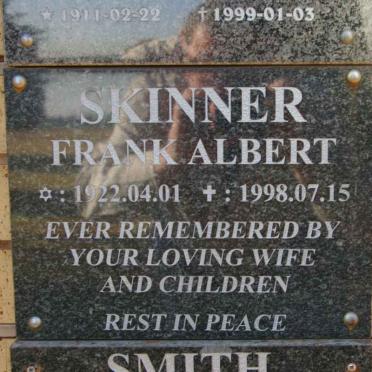 SKINNER Frank Albert 1922-1998