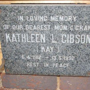 GIBSON Kathleen L. 1912-1992