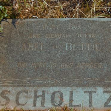 SCHOLTZ Abel &amp; Bettie