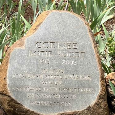 COETZEE Kotie nee ROODT 1913-2005