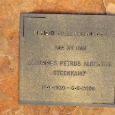 STEENKAMP Johannes Petrus Albertus 1930-2006