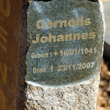 ODENDAAL Cornelis Johannes 1941-2007 &amp; Johanna Amarentie 1941- _2