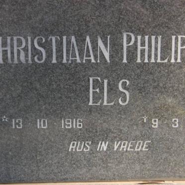 ELS Christiaan Philippus 1916-1982