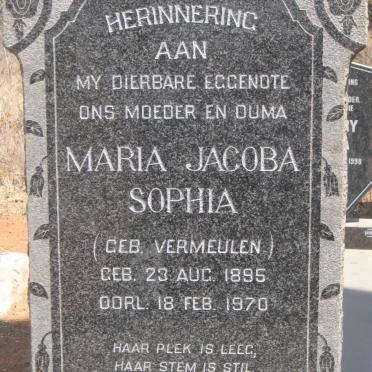 WALT Maria Jacoba Sophia, v.d. nee VERMEULEN 1895-1970