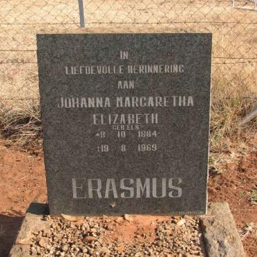 ERASMUS Johanna Margaretha Elizabeth nee ELS 1884-1969