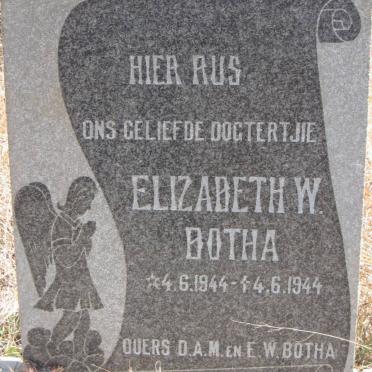 BOTHA Elizabeth W. 1944-1944