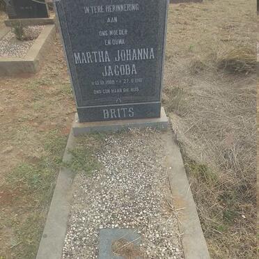 BRITS Martha Johanna Jacoba 1908-1961