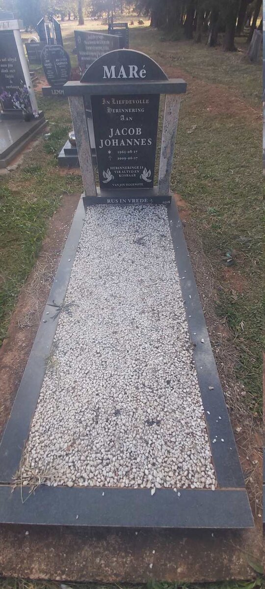 MARÉ Jacob Johannes 1965-2009