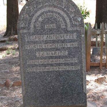 MARITZ Elsabie Antoinette 1857-1912