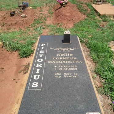PISTORIUS Cornelia Margaretha 1915-2002