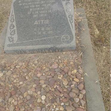 SCHALKWYK Attie, van 1967-1995