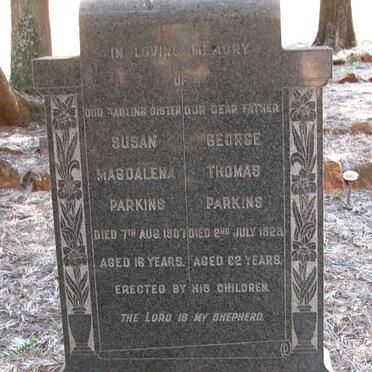 PARKINS George Thomas -1923 :: PARKINS Susan Magdalena -1907