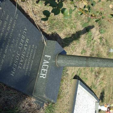 FACER Marshall Aubrey Joseph 1946-1986