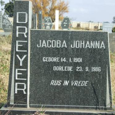 DREYER Jacoba Johanna 1901-1986