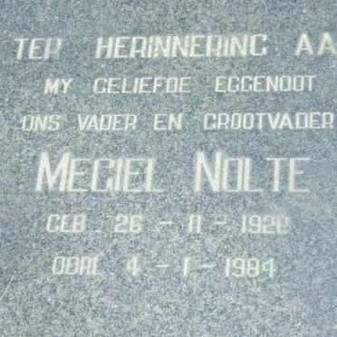 NOLTE Megiel 1920-1984