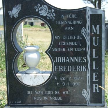 MULLER Johannes Frederik 1927-1993