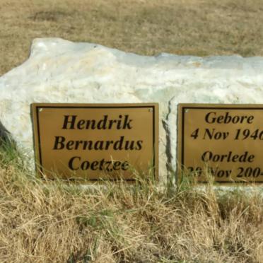 COETZEE Hendrik Bernardus 1946-2004