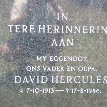 BOTHA David Hercules 1913-1986