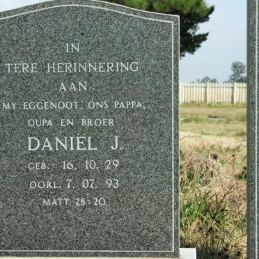 MÜLLER Daniël J. 1929-1993