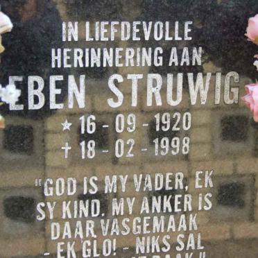 STRUWIG Eben 1920-1998