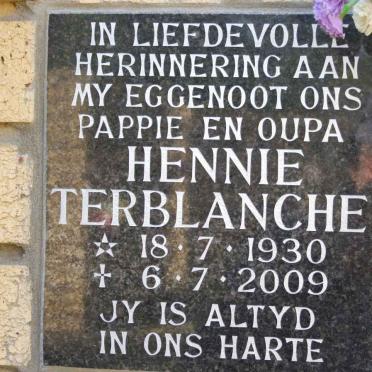 TERBLANCHE Hennie 1930-2009