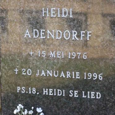 ADENDORFF Heidi 1976-1996