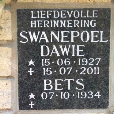 SWANEPOEL Dawie 1927-2011 &amp; Bets 1934-