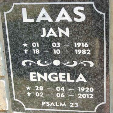 LAAS Jan 1916-1982 &amp; Engela 1920-2012