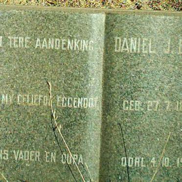 BLOEM Daniel J. 1894-1967