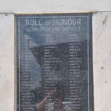 3. Roll of Honour 1914-1918 :: A-L surnames